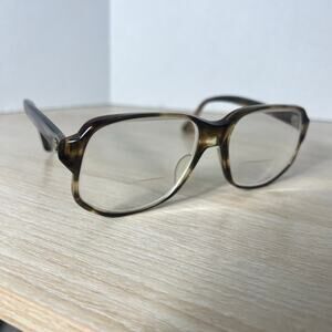Vintage Titmus TOZ87 5 3/4 Eyeglasses Semi Translucent Brown Frames 55-16